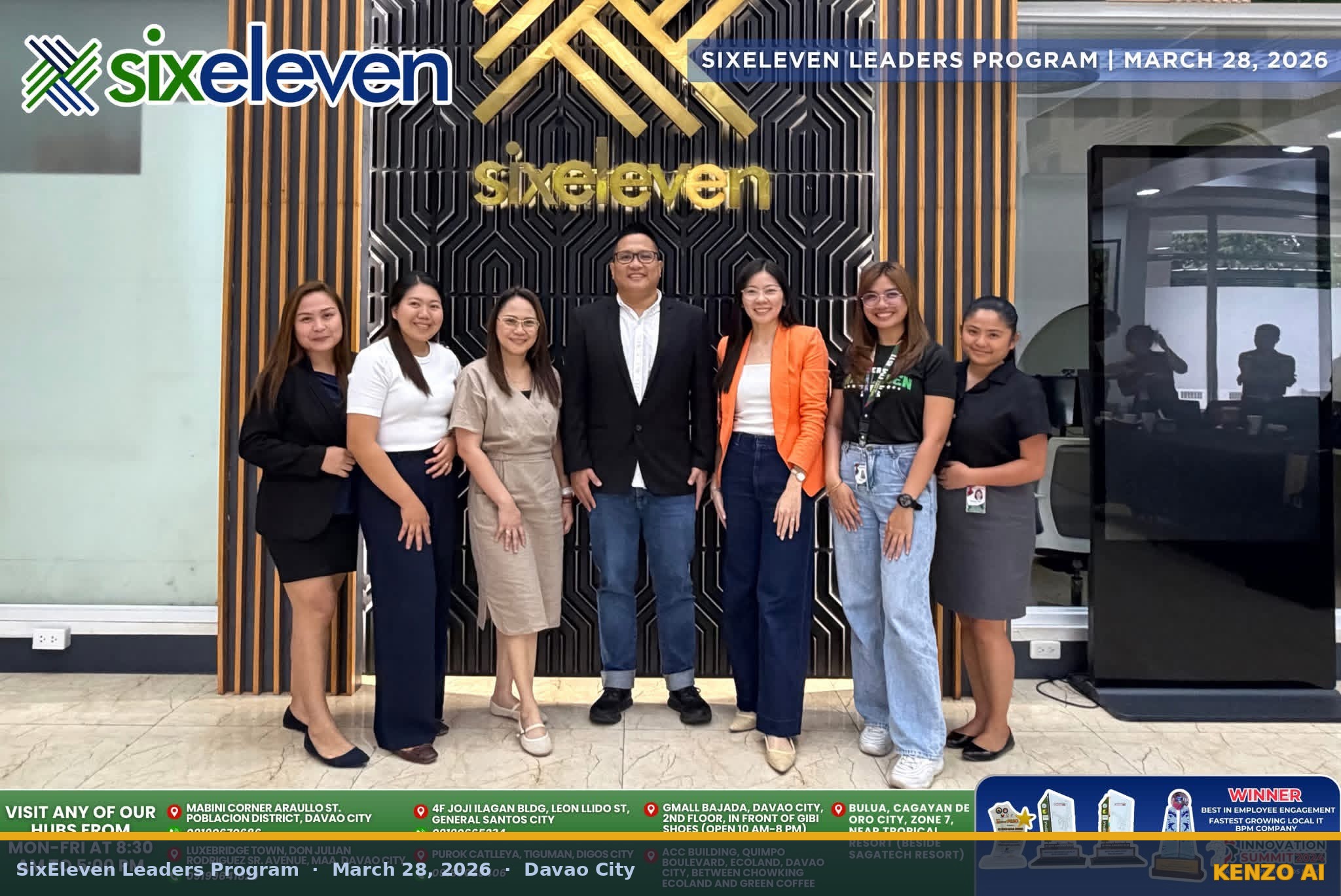 Jay Jaboneta leading the Stand Up If opening activity at SixEleven Leaders Program, Davao City